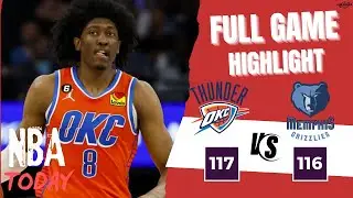 UNBELIEVABLE! Thunder Come Back from 21 Down vs Grizzlies | NBA Highlights