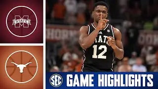 Mississippi State Bulldogs at Texas Longhorns | Game Highlights | 2025 SEC Men's Basketball
