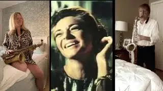 Mrs Robinson saxophone duet