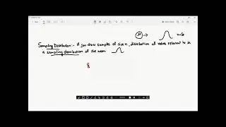 Statistics: Sample Mean and Standard Error of Mean (Part 1)