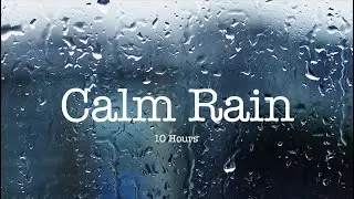 Midnight Rain on Rooftops 🏙️ 10 Hours • Gentle Urban Rain for Deep Sleep & Focus