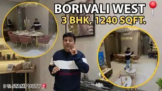 3 BHK Luxury Flat in Borivali West | 1240 Sqft Carpet | ₹4.15 Cr ++