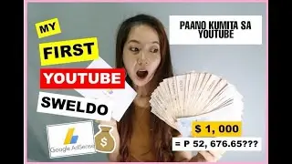 PAANO KUMITA SA YOUTUBE | My First YouTube Sweldo! l Donna Lalabs