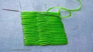 Basic Hand Embroidery Part - 58 | Romanian Couching video Tutorial