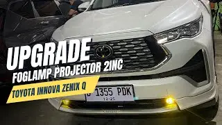 | INNOVA ZENIX TYPE Q | UPGRADE Foglamp Projector 2 Inch (Kuning & Putih) Jadi Mewah & Tembus Kabut!
