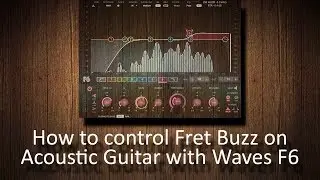 Controlling fret buzz on acoustic guitar with Waves F6