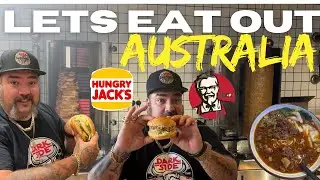 Let's Eat Out Australia on a Take away bender! Hungry jacks KFC and the Donner baby