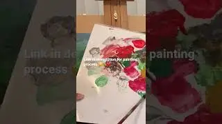 How to paint a Barn, horse and ducks / Acrylic painting for beginners 🎨❤️