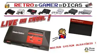 Live ! Direto do MASTER SYSTEM I com MOD V. COMPONENTE via Bypass - jogando jogos aleat&oacute;rios !