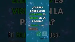 &iexcl;Este truco de Selenium te ahorra errores en tus tests!