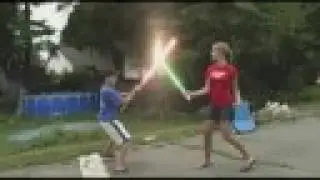 light sabor  fight  test