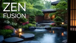 Handpan & World Fusion | Zen Japanese Garden Music for Mindfulness & Relaxation