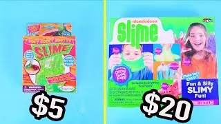 $5 dollar Slime kit vs $20 dollar slime Kit - does it work ?