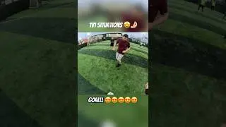 DIRECT 1v1 BATTLE😤🔥 #football #viral #soccer #gopro #pov #shorts #sports