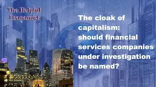 Do UK financial services deserve privileged status from the FCA?