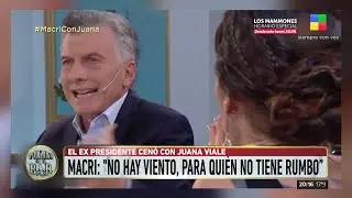 Mauricio Macri cen&oacute; con Juana Viale: 