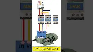 star delta motor connection||star delta connection||star delta starter||star delta control wiring