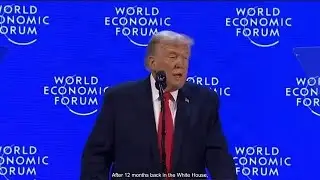 U.S. President Declares Historic Economic Turnaround | World Economic Forum Davos 2026 Speech