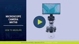Microscope camera MKTV8 model - How to measure