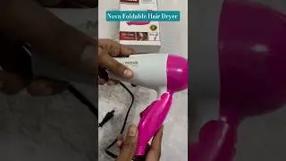 NOVA-1290 1000 Watts Foldable Hair Dryer For Man And Women |