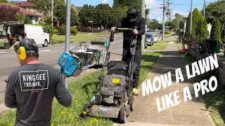 How to Mow a Lawn like a Pro.