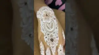 Jumat berkah🥳🥳Tutorial white henna Wedding lagi🥰🥰🥰
