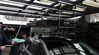 Daktent Khosi optakelen vanaf Opel Corsa
