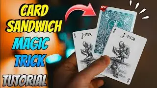 Playing Cards || Sandwich Magic Trick Tutorial in Hindi || 2023