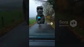 Wielrenner wordt GESCHEPT😱🗿