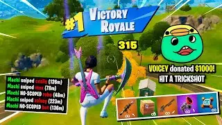 i hit BACK TO BACK TRICKSHOTS for $1000... (Fortnite Road to a Trickshot)
