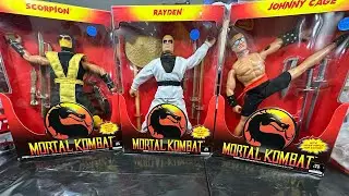 MIB&rsquo;S TIME CAPSULE : (1994) MORTAL KOMBAT RAYDEN, JOHNNY CAGE AND SCORPION FIGURES !!!!!
