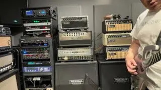 Mesa Boogie Amp Rig Mark IIC++ and more Stereo Setup Showing