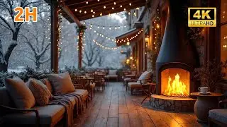 Cozy Winter Ambience ❄️ Deep Relaxation, Peaceful Moments & Warm Comfort | 2 Hours