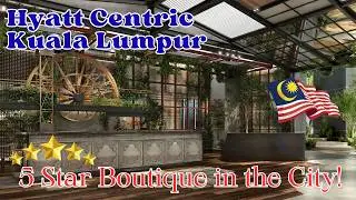 Hyatt Centric KUALA LUMPUR Malaysia | High floor King Room with Balcony | Breakfast | What a VIEW!