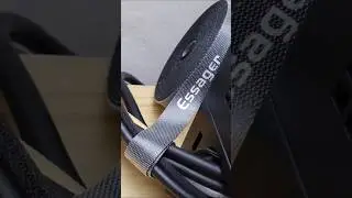 Velcro straps are helpful for your cable management