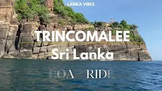 You Won&rsquo;t Believe This Sea Rock in Sri Lanka! 🌊#Trincomalee #BoatTrip #TravelSriLanka #BlueSea
