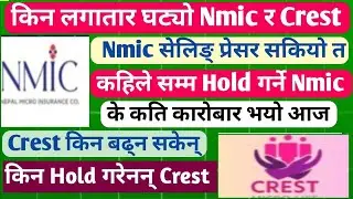 कहिले देखि माथी जाला Nmic र Crest अब किन Sell गरे यसरी