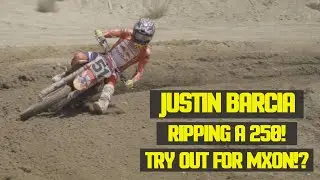 Justin Barcia Ripping on a TLD GasGas MC 250F! Preparing for Motocross of Nations!?