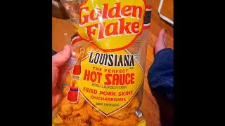 Golden Flake LOUISIANA THE PERFECT HOT SAUCE FRIED PORK SKINS CHICHARRONES Review