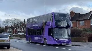 Reading Buses Enviro400EV 16 (RG16 ZEB) On Route 17