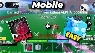 Sanguine art + ICE is Broken..😭/Mobile Bounty hunting 🔥|Blox Fruits (Roblox)