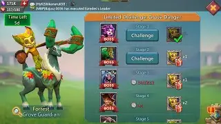 Lords mobile Limited Challenge Grove Guardian Stage 2 | Limited Challenge Grove Danger Stage 2