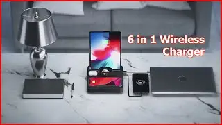 Pitaka Air Omni 6 in 1 Wireless Charger for iPhone, Android devices, Apple Watch, AirPods and iPad
