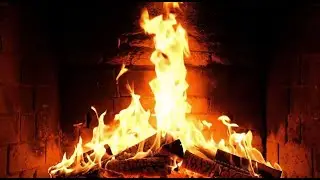 🔥 Relaxing Fireplace 4K UHD | Real Fire Crackles for Sleep, Study & Stress Relief
