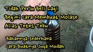 Cara Membuat Molase/Tetes Tebu Sendiri Dengan Gula Jawa + Gula Pasir