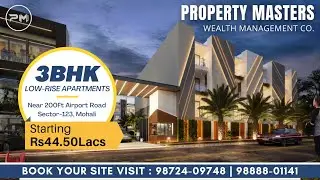 Spacious and Modern 3 BHK Flat on Airport Road, #Mohali in Secure Gated Township | PM House Tour