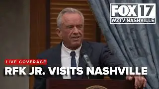 WATCH LIVE: RFK Jr. and Gov. Lee speak at Tennessee capitol about healthy living habits