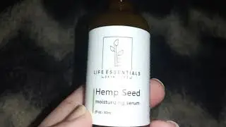 Hemp Seed Facial Serum Review