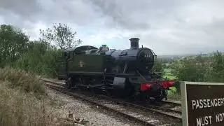 Loco moves on the East Somerset Railway - with me driving!!