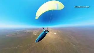 Voei 450km junto com o Stan de parapente no sert&atilde;o 